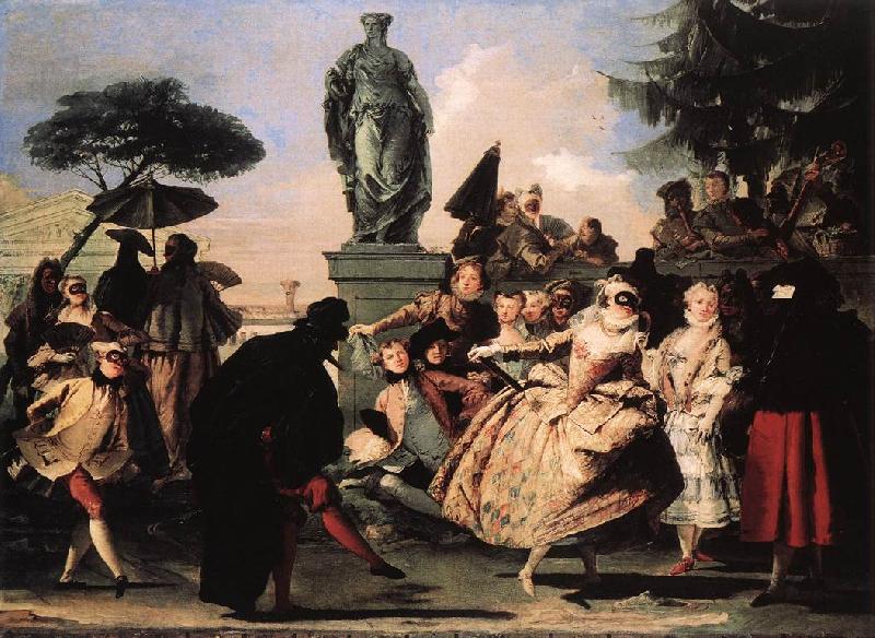 TIEPOLO, Giovanni Domenico Minuet t oil painting image